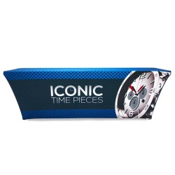 Stretch 8ft Table Throw Full Color Printing
