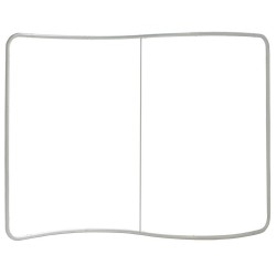 10 ft. EZ Tube S-Shape Trade Show Display – Graphic Package