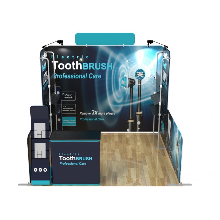 10x10ft Custom Trade Show Booth Display Y 10x10ft Custom Trade Show Booth Display Y