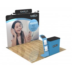 10x10ft Custom Trade Show Booth Display 19 10x10ft Custom Trade Show Booth Display 19