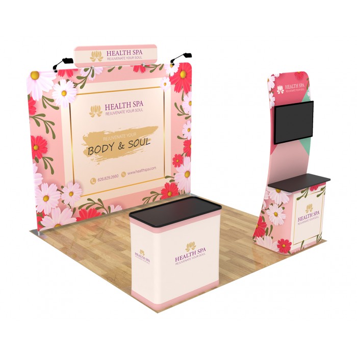 10x10ft Custom Trade Show Booth Display 27 10x10ft Custom Trade Show Booth Display 27
