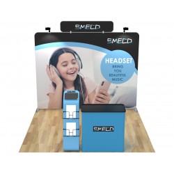 10x10ft Custom Trade Show Booth Display 19 10x10ft Custom Trade Show Booth Display 19