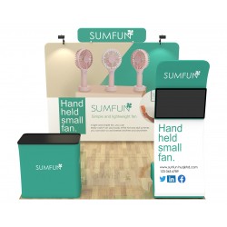 10x10ft Custom Trade Show Booth Display 25 10x10ft Custom Trade Show Booth Display 25