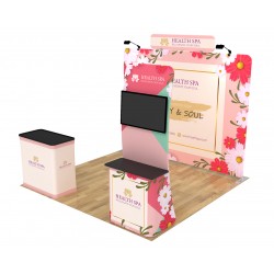 10x10ft Custom Trade Show Booth Display 27 10x10ft Custom Trade Show Booth Display 27