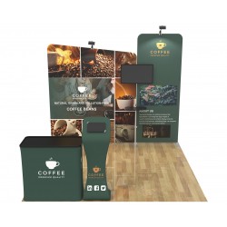 10x10ft Custom Trade Show Booth Display 03 10x10ft Custom Trade Show Booth Display 03