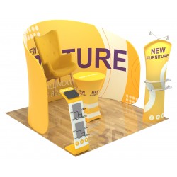 10x10ft Custom Trade Show Booth Display 09 10x10ft Custom Trade Show Booth Display 09