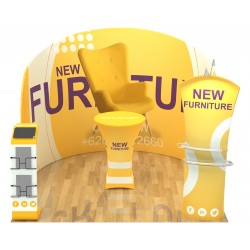 10x10ft Custom Trade Show Booth Display 09 10x10ft Custom Trade Show Booth Display 09