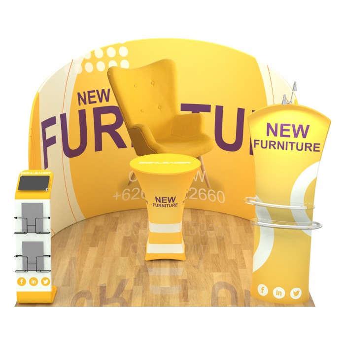 10x10ft Custom Trade Show Booth Display 09 10x10ft Custom Trade Show Booth Display 09