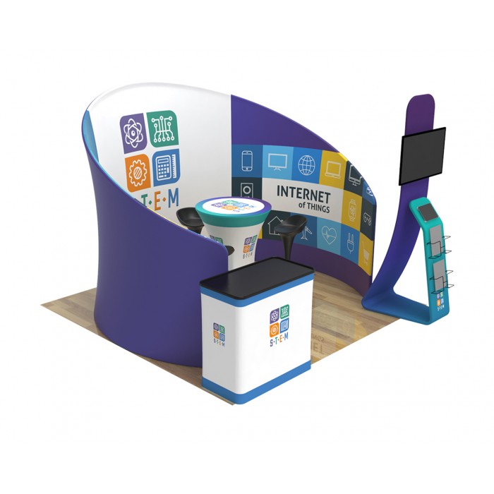 10x10ft Custom Trade Show Booth Display K 10x10ft Custom Trade Show Booth Display K