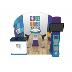 10x10ft Custom Trade Show Booth Display K 10x10ft Custom Trade Show Booth Display K