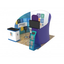 10x10ft Custom Trade Show Booth Display K 10x10ft Custom Trade Show Booth Display K