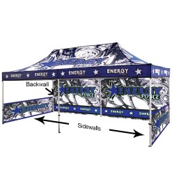 20 ft. Canopy Aluminum Tent - Full-Color UV Print Package