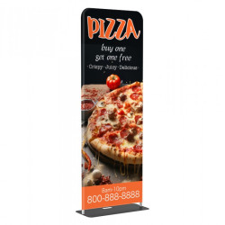 Tension Fabric Stand 36x90 - Double Sided Print Tension Fabric Stand 36x90 - Double Sided Print