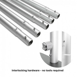 Tension Fabric Stand 36x90 - Double Sided Print Tension Fabric Stand 36x90 - Double Sided Print